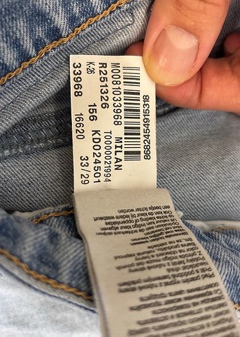 Mavi Rahat Kesim Erkek Kot Pantolon - Görsel 2