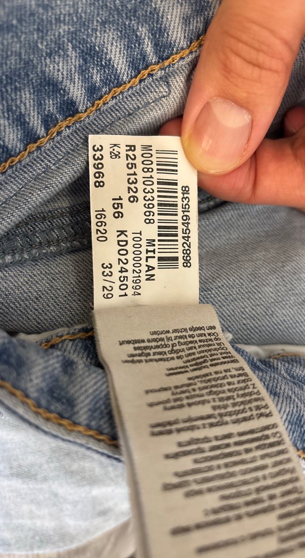 Mavi Rahat Kesim Erkek Kot Pantolon - Görsel 2