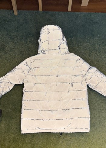 Erkek reflektör Kapüşonlu Fermuarlı Mont - Görsel 3