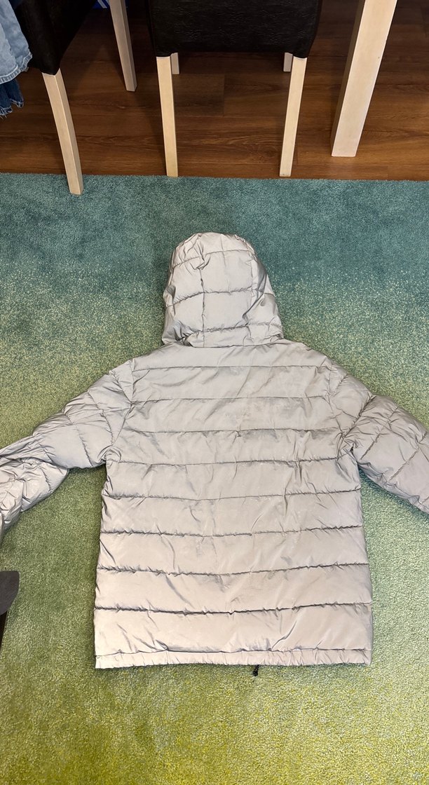 Erkek reflektör Kapüşonlu Fermuarlı Mont - Görsel 2