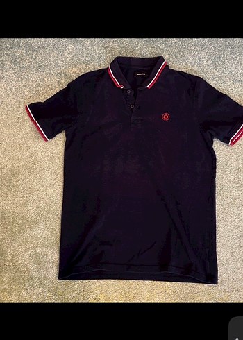 Düğmeli Lacivert Erkek Polo Tişört - Görsel 2