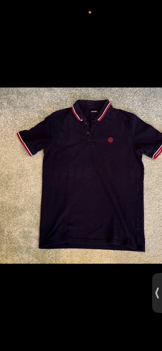 Düğmeli Lacivert Erkek Polo Tişört - Görsel 2