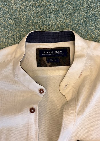 Erkek Beyaz Kısa Kollu Düğmeli Gömlek - Görsel 2