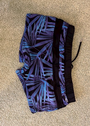 Mor Tie-Dye Mini Erkek Deniz Şortu - Görsel 2