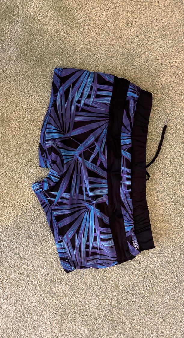 Mor Tie-Dye Mini Erkek Deniz Şortu - Görsel 2