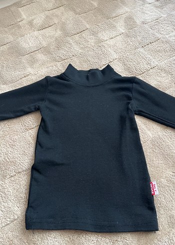 Siyah Çocuk Uzun Kollu İçlik - Görsel 4