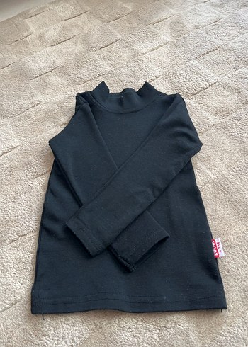 Siyah Çocuk Uzun Kollu İçlik - Görsel 3