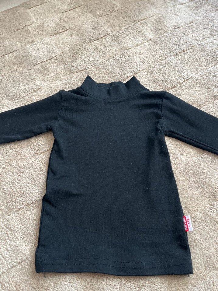 Siyah Çocuk Uzun Kollu İçlik - Görsel 4