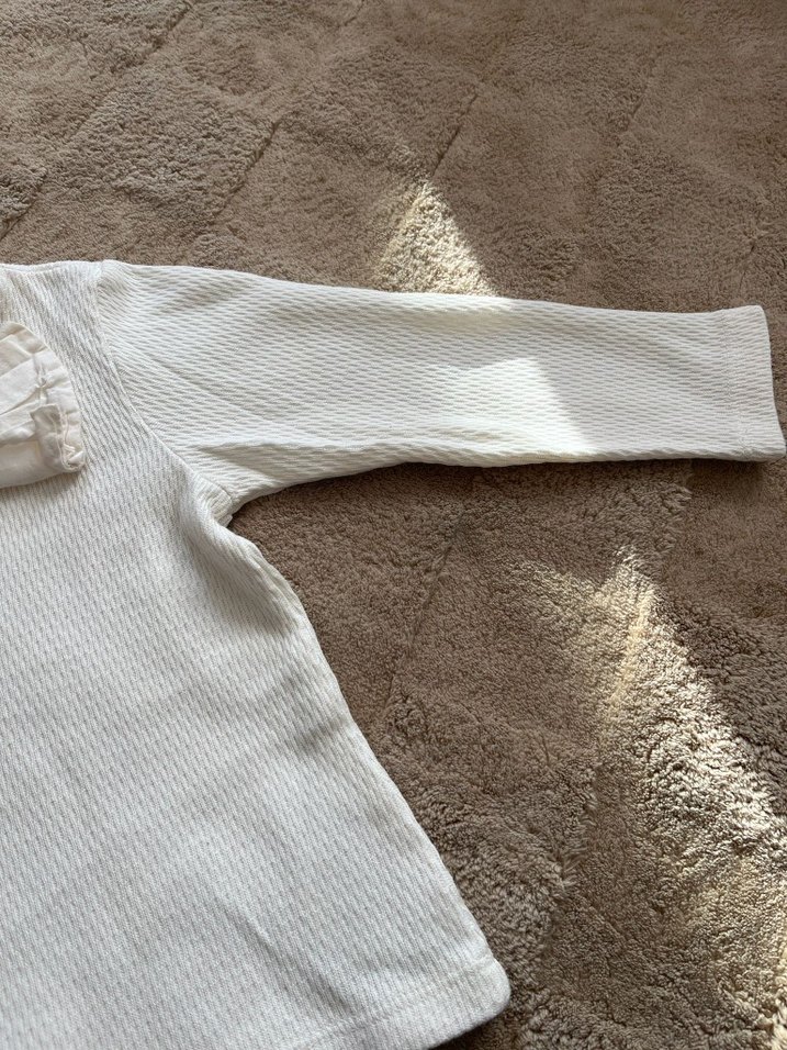 Beyaz Çocuk İçlik Üstü - Görsel 3