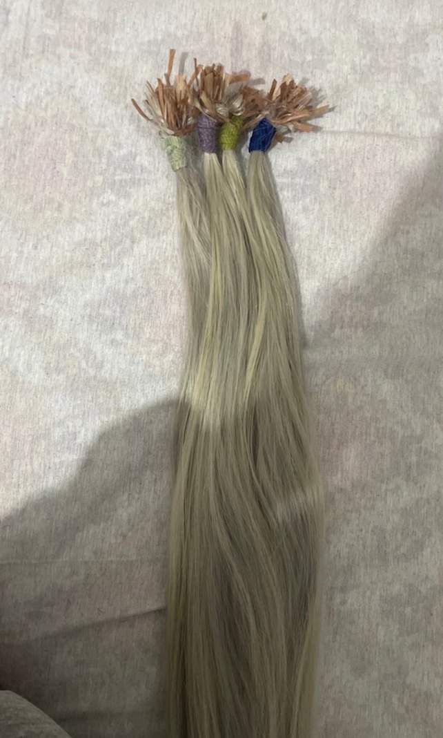 Bej Püsküllü Kadın Saç Aksesuarı - Görsel 3