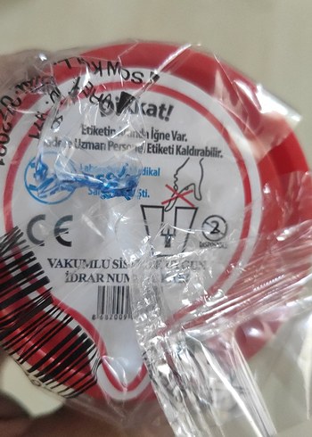 Hijyenik Saklama Kabı 
Adedi 5 TL. Toplam: 2250 TL.dir. - Görsel 2