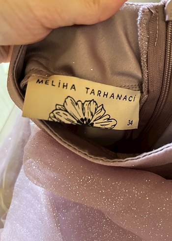 Uzun Mor Kadın Abiye Elbise - Görsel 5