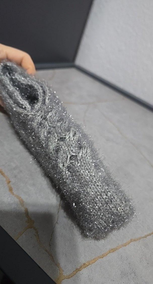 Bohem Gri Örgü Kadın patik - Görsel 2