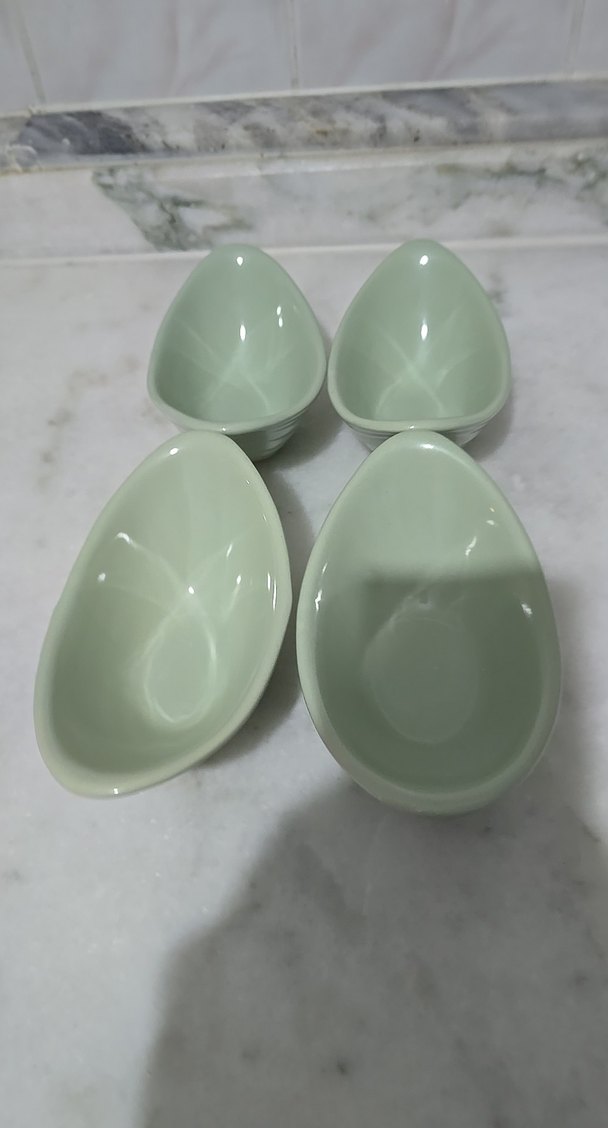 Çağdaş Stil Pastel Haki Tabak Seti 4 lü - Görsel 2