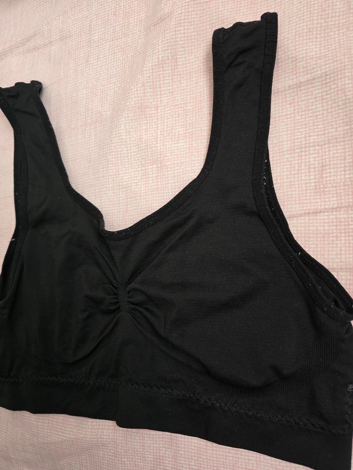 Siyah Goth Tarzı Sporcu Sütyeni - Görsel 2