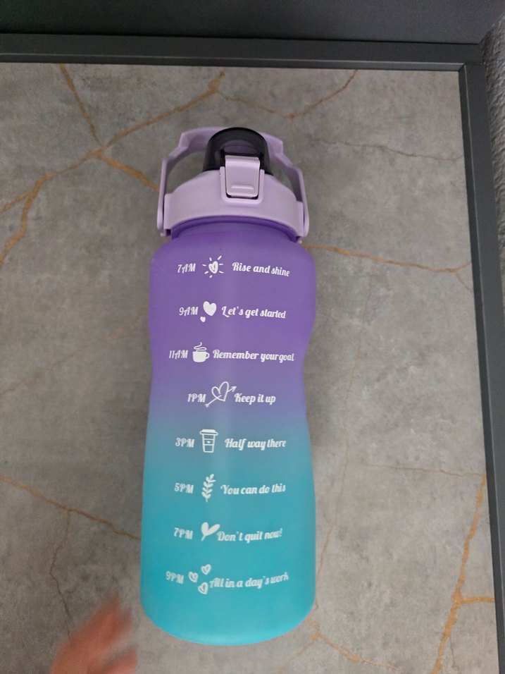 2 litre Mor su matarası - Görsel 2