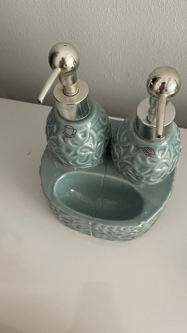 Seramik Sıvı Sabunluk Deterjanlık - Görsel 3