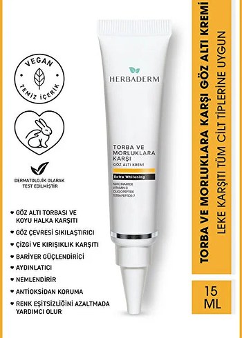 Herbaderm Göz Altı Kremi Torba ve Morluk Karşıtı - Görsel 2