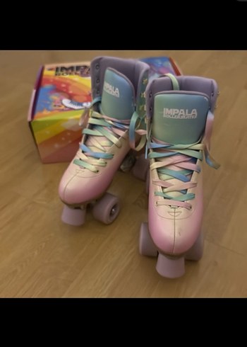 Impala Bağcıklı Pastel Renkli kadın Paten