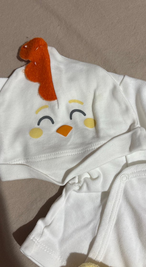 Baskılı Beyaz Bebek Atlet - Görsel 4