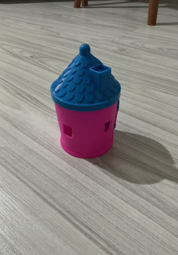 Renkli Mavi Pembe Oyuncak Ev - Görsel 2