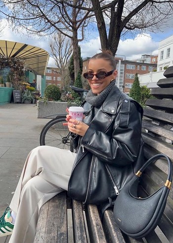 Zara Deri Ceket - Görsel 2