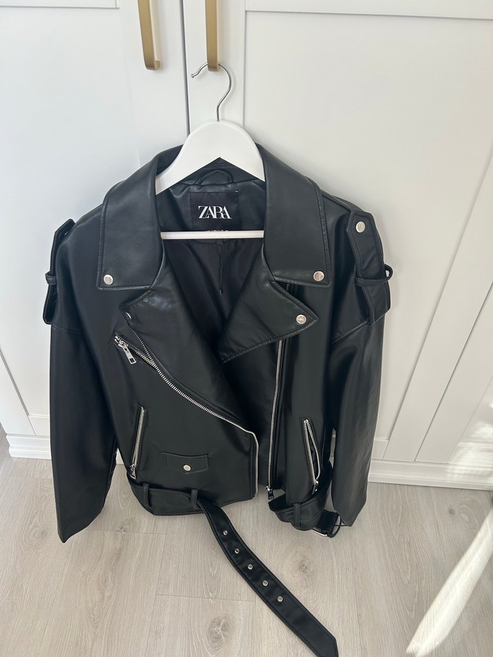Zara Deri Ceket - Görsel 4