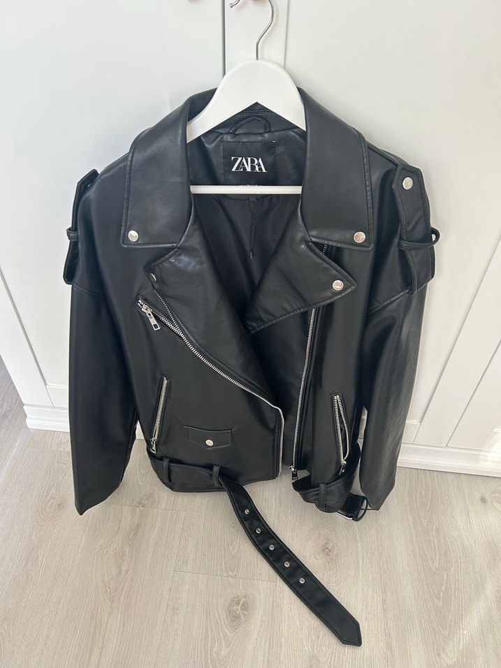 Zara Deri Ceket - Görsel 3