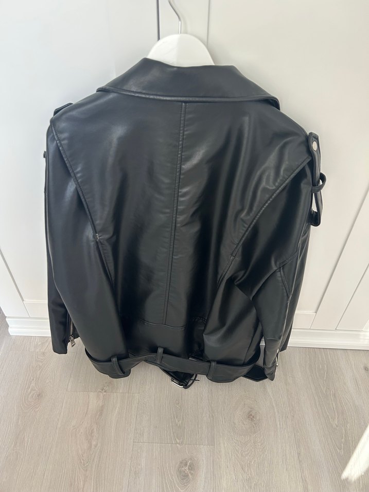 Zara Deri Ceket - Görsel 5