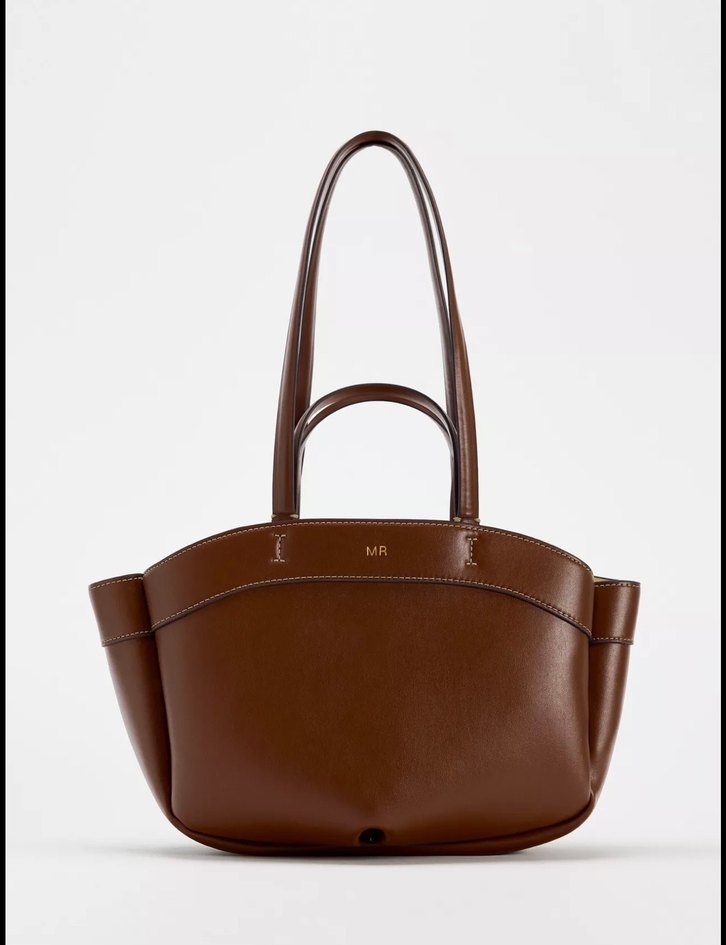 Kahverengi Deri Kadın El Çantası - Görsel 2