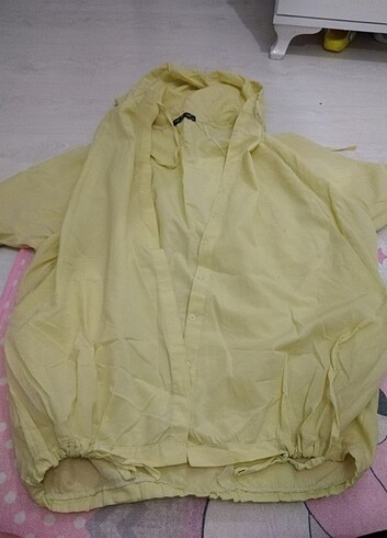universal Beden sarı Renk Hem tunik hem gömlek hem ceket 