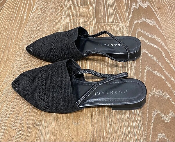 38 Beden siyah Renk Sandelet (nişantaşı shoes)