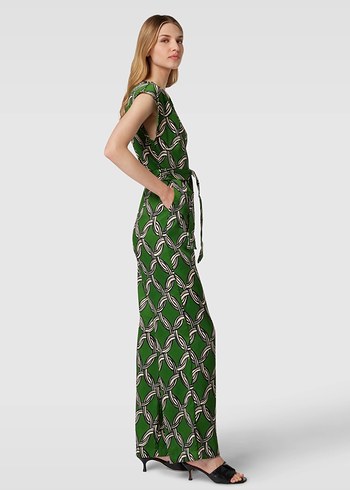 Yeşil Zincir Detaylı Kadın Tulum - Görsel 2