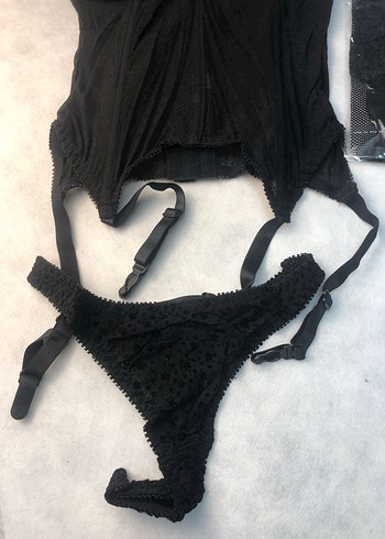 Siyah Jartiyer Takım - Görsel 4