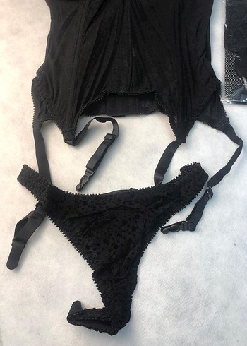 Siyah Jartiyer Takım - Görsel 3