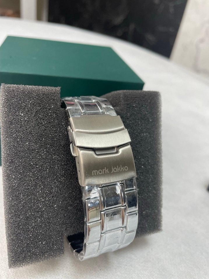 Mark Jakko Erkek Beyaz Klasik Saat - Görsel 2