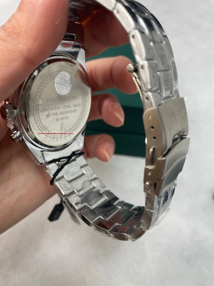 Mark Jakko Erkek Beyaz Klasik Saat - Görsel 4