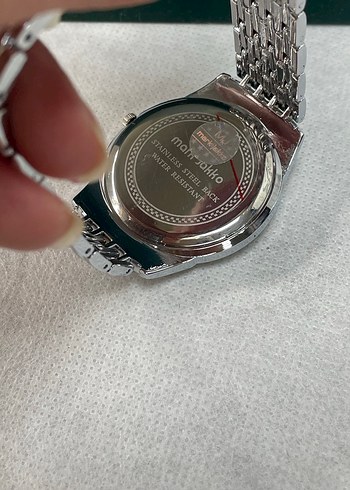 Mark Jakko Modern Klasik Erkek Saati Gri-Beyaz - Görsel 3