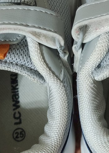 Gri Erkek Çocuk Spor Ayakkabı Velcro - Görsel 4