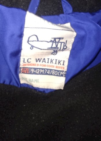 Düğmeli Koyu Mavi Erkek Çocuk Mont - Görsel 3