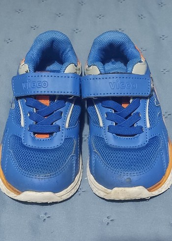 Erkek Çocuk Mavi Cırt Cırtlı Spor Ayakkabı - Görsel 4