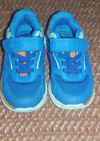 Erkek Çocuk Mavi Cırt Cırtlı Spor Ayakkabı - Görsel 7