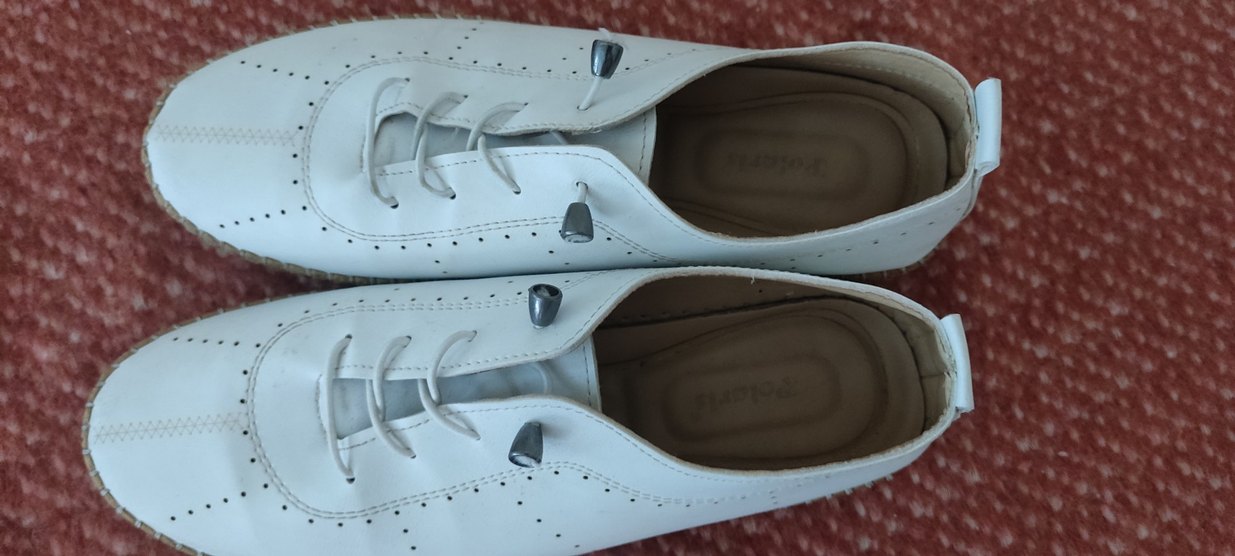 Beyaz Kadın Denim Günlük Spor Ayakkabı - Görsel 4