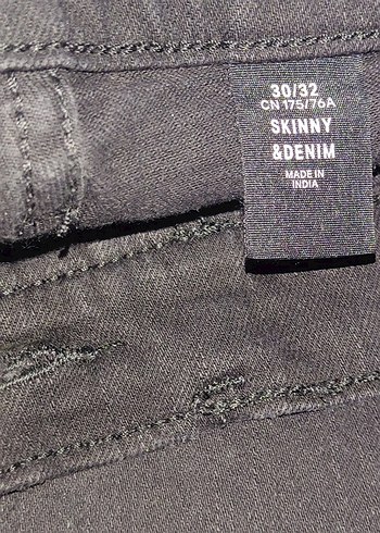 Kadın Siyah Yırtık Dar Kesim Kot Pantolon - Görsel 5