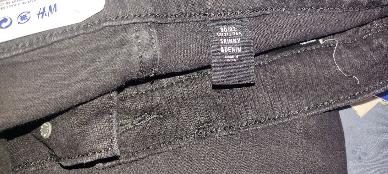 Kadın Siyah Yırtık Dar Kesim Kot Pantolon - Görsel 5