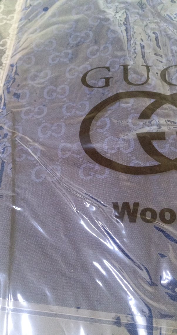 Gucci Gri Kadın Yünlü Wrap Velcro Detaylı - Görsel 3