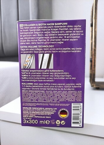 Urban Care Bioxcin collagen biotin 3 al 2 öde şampuan