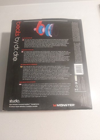 Kırmızı Beats by Dr. Dre Studio Kulaklık - Görsel 2