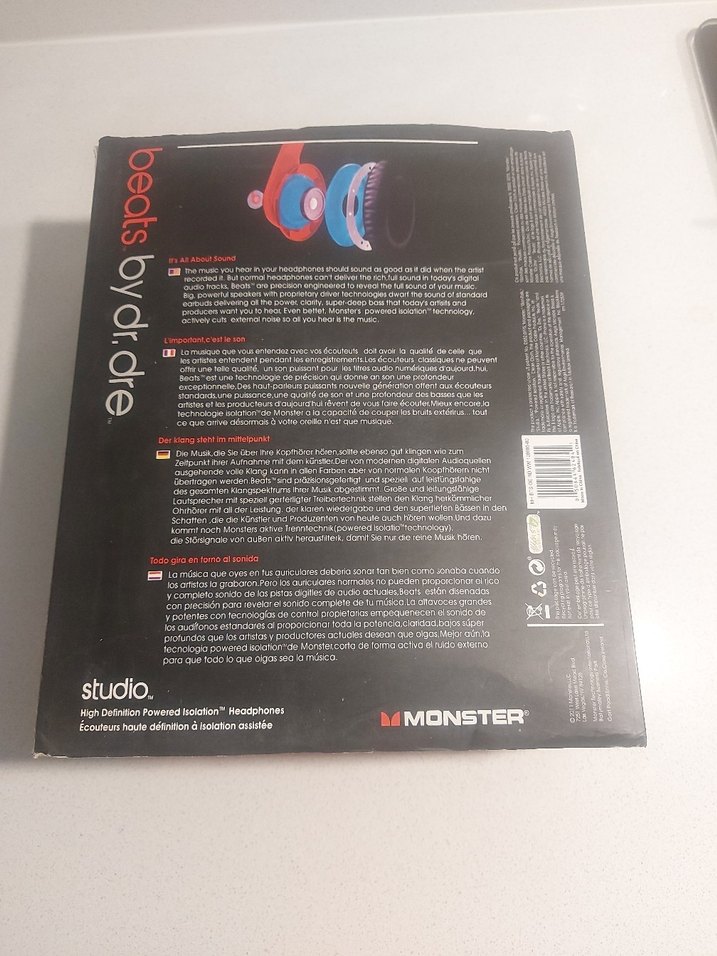 Kırmızı Beats by Dr. Dre Studio Kulaklık - Görsel 2