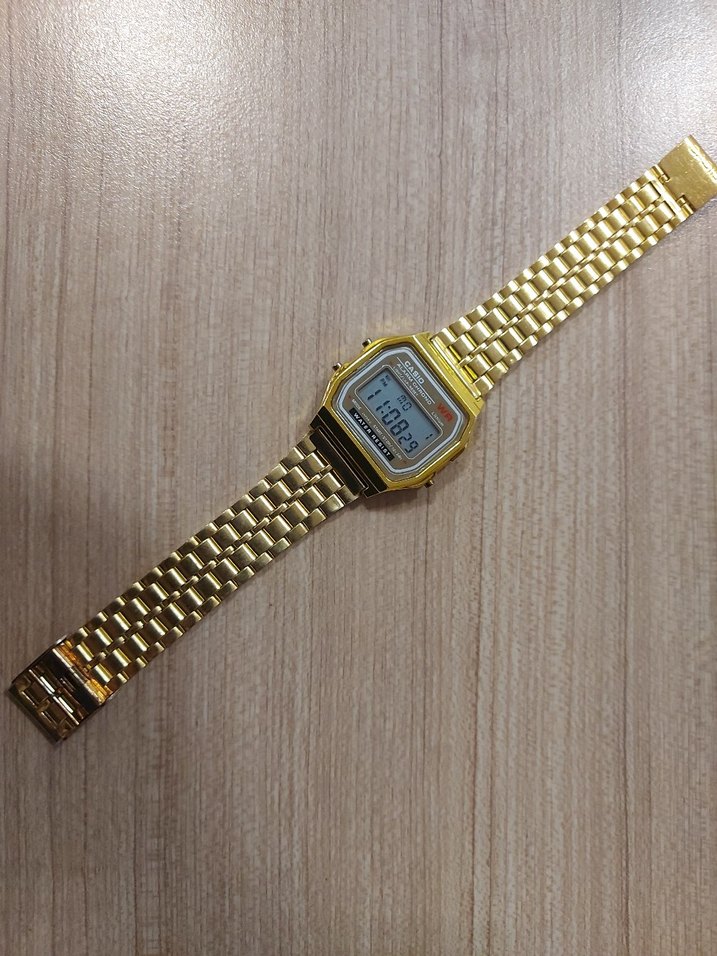 Casio Altın Renk Klasik Saat - Görsel 2